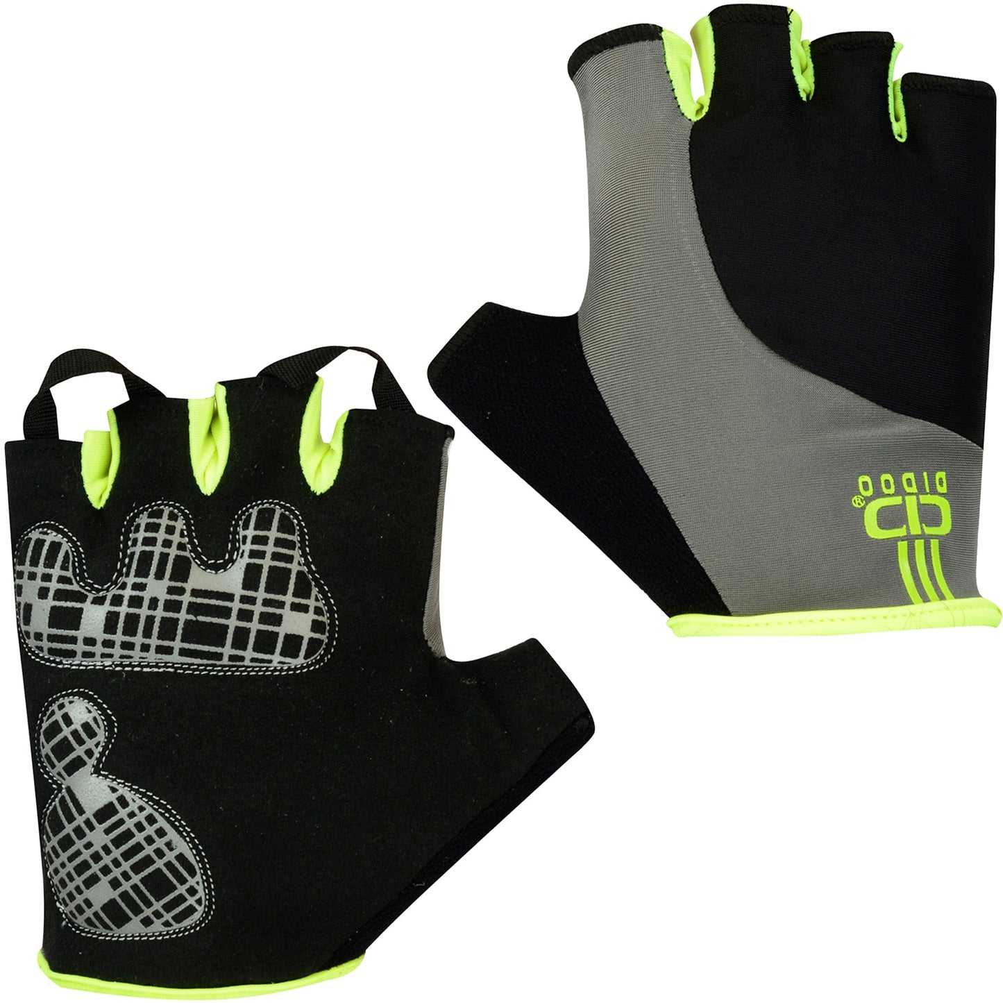 Mens Padded Fingerless Cycling Gloves