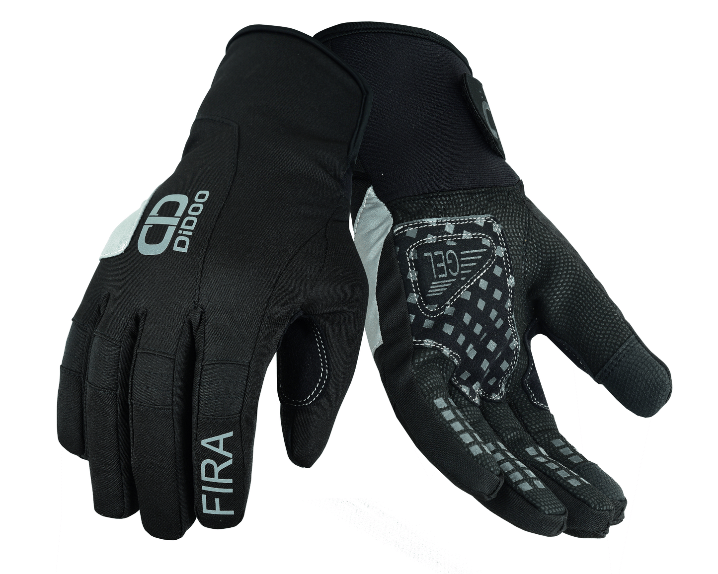 Men's Waterproof Winter Cycling Gloves Black