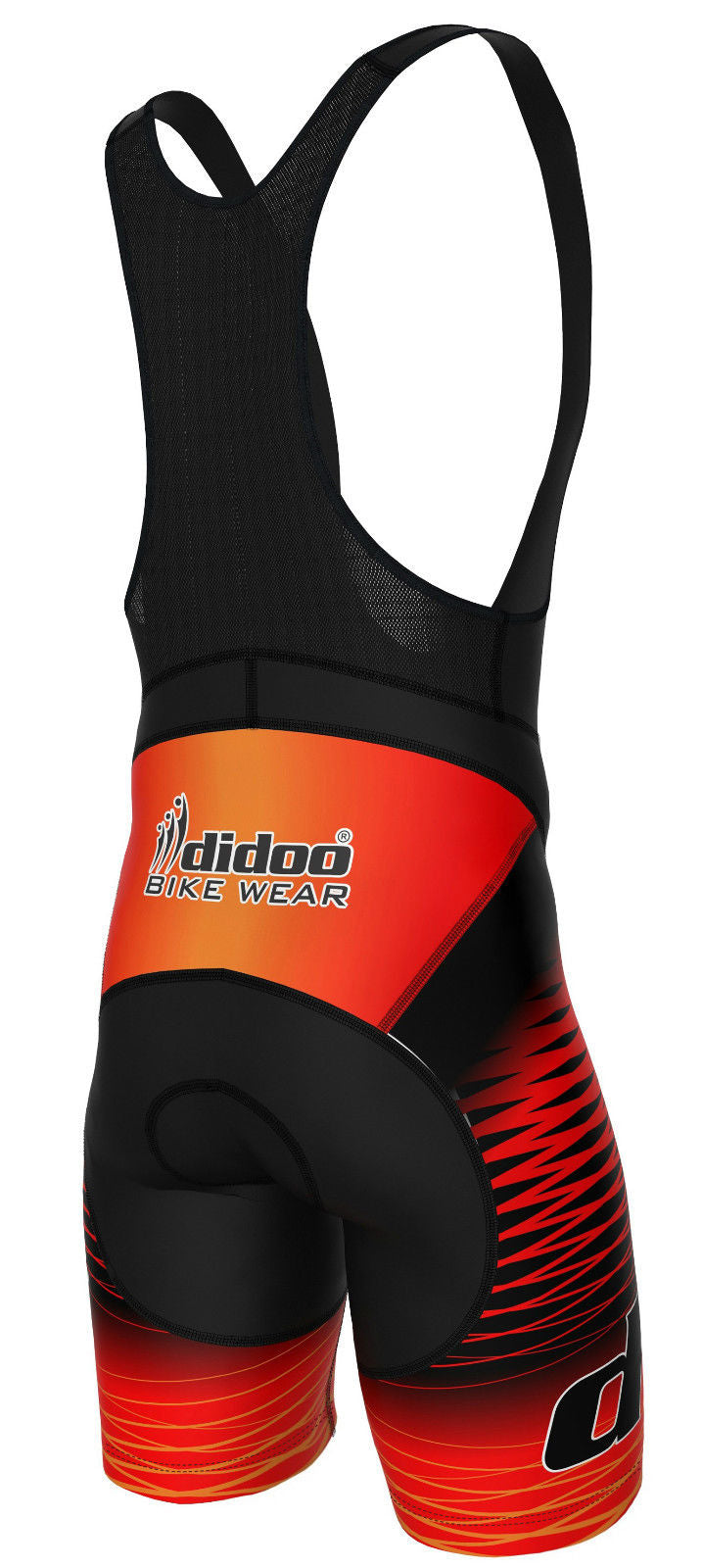 Didoo Mens Cycling Padded Bib Shorts