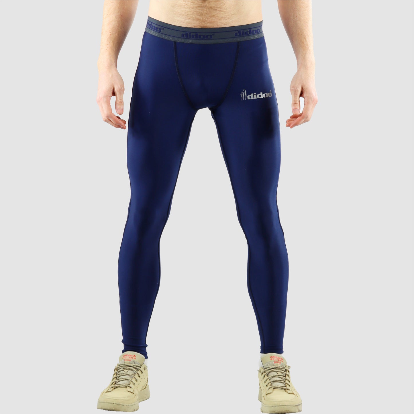 Navy blue DiDOO Men's Compression Base Layer Leggings