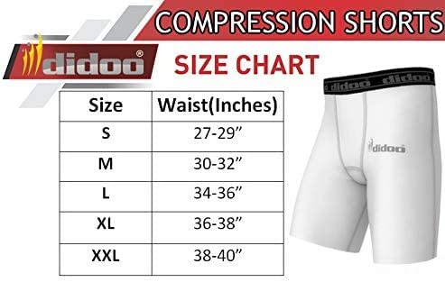 DiDOO Men's Compression Base Layer Shorts