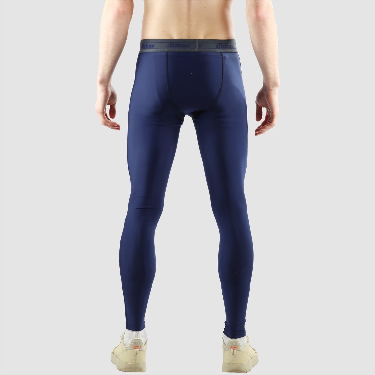 Navy blue DiDOO Men's Compression Base Layer Leggings