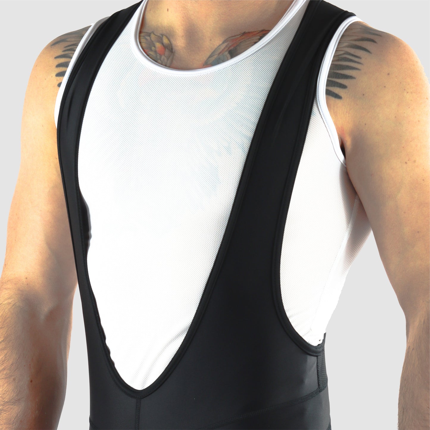 DiDOO Men's Classic Quick Dry Padded Cycling Bib Shorts Black and Navy Blue