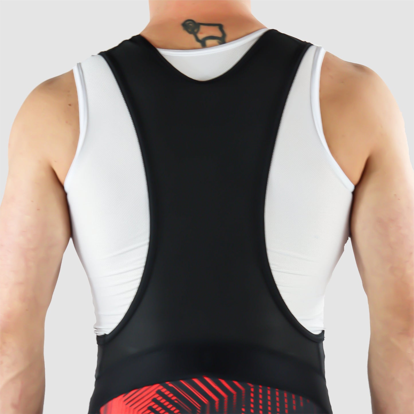 DiDOO Men's Classic Quick Dry Padded Cycling Bib Shorts Black and Red