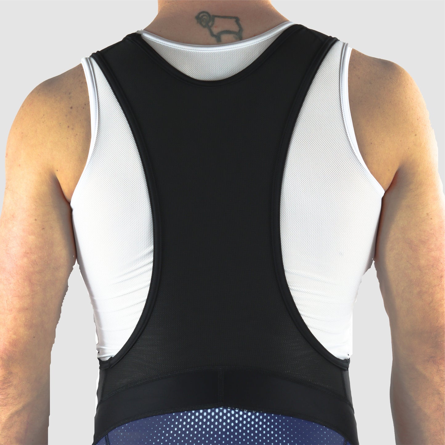 DiDOO Men's Classic Quick Dry Padded Cycling Bib Shorts Black and Navy Blue