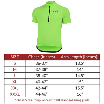 Didoo Cycling Jersey for Men Short Sleeve Tops Mountain Bike-MTB Summer Racing Shirt(Half-zip)