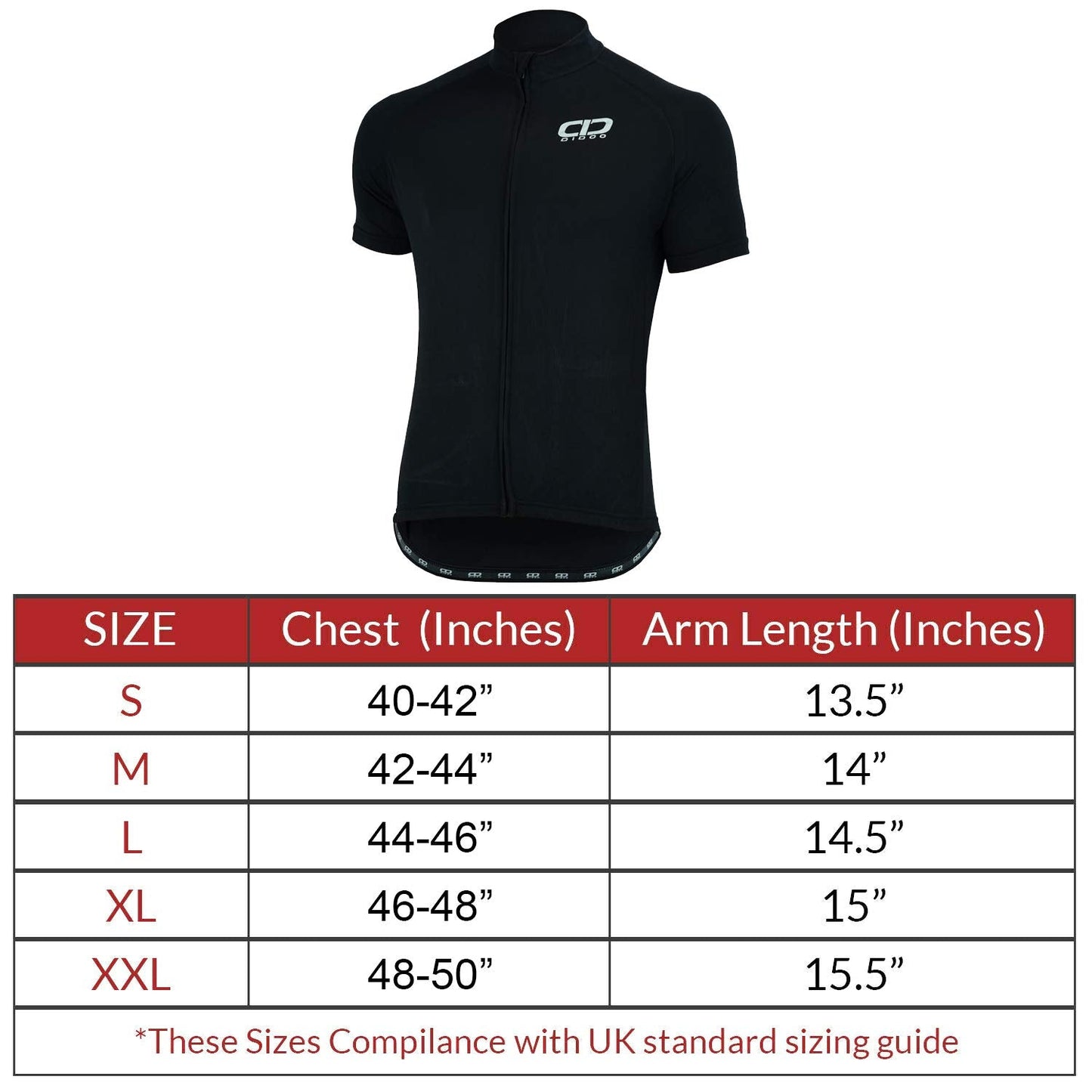 Didoo Cycling Jersey for Men Short Sleeve Tops Mountain Bike-MTB Summer Racing Shirt