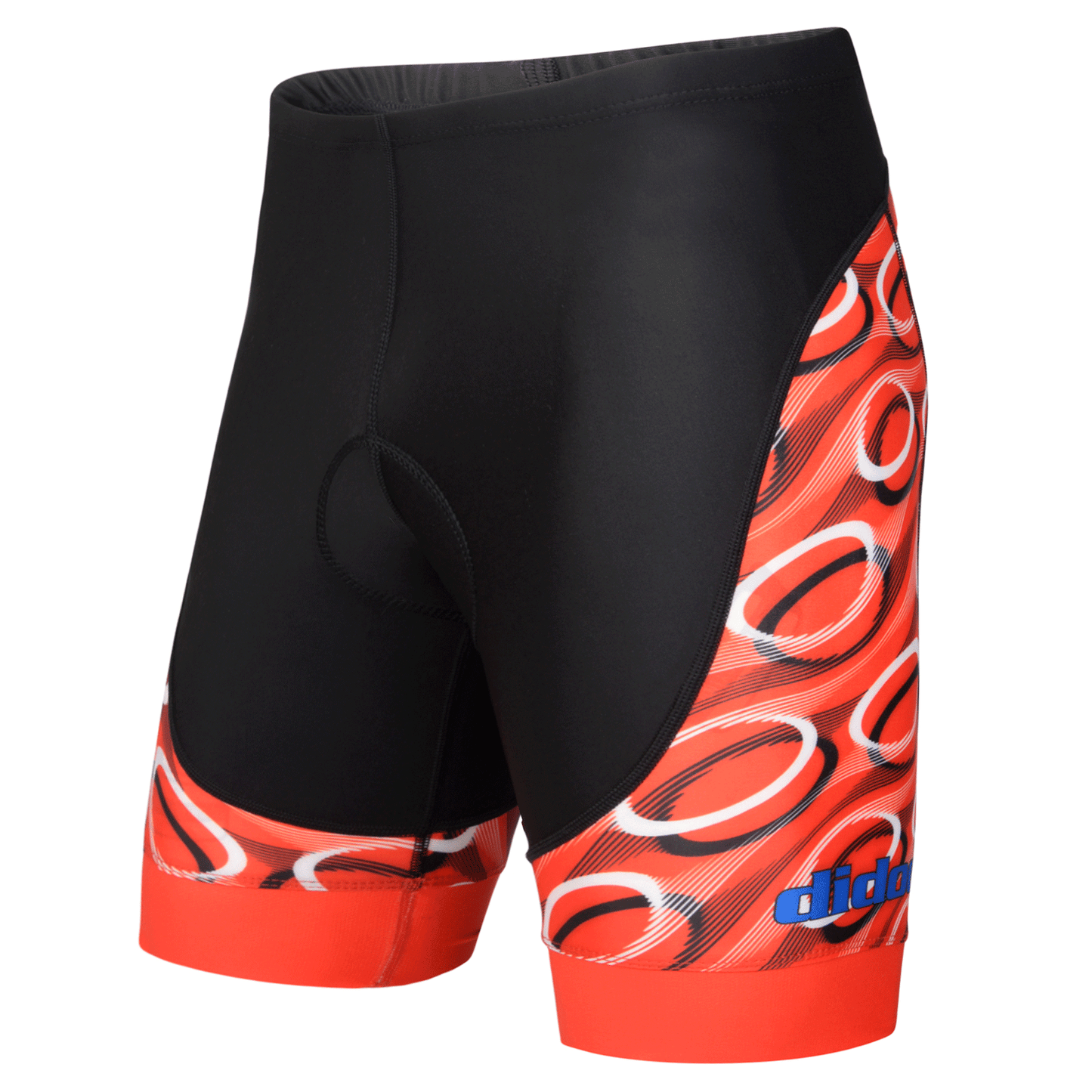 Didoo New Mens Sublimation Padded Cycling Shorts