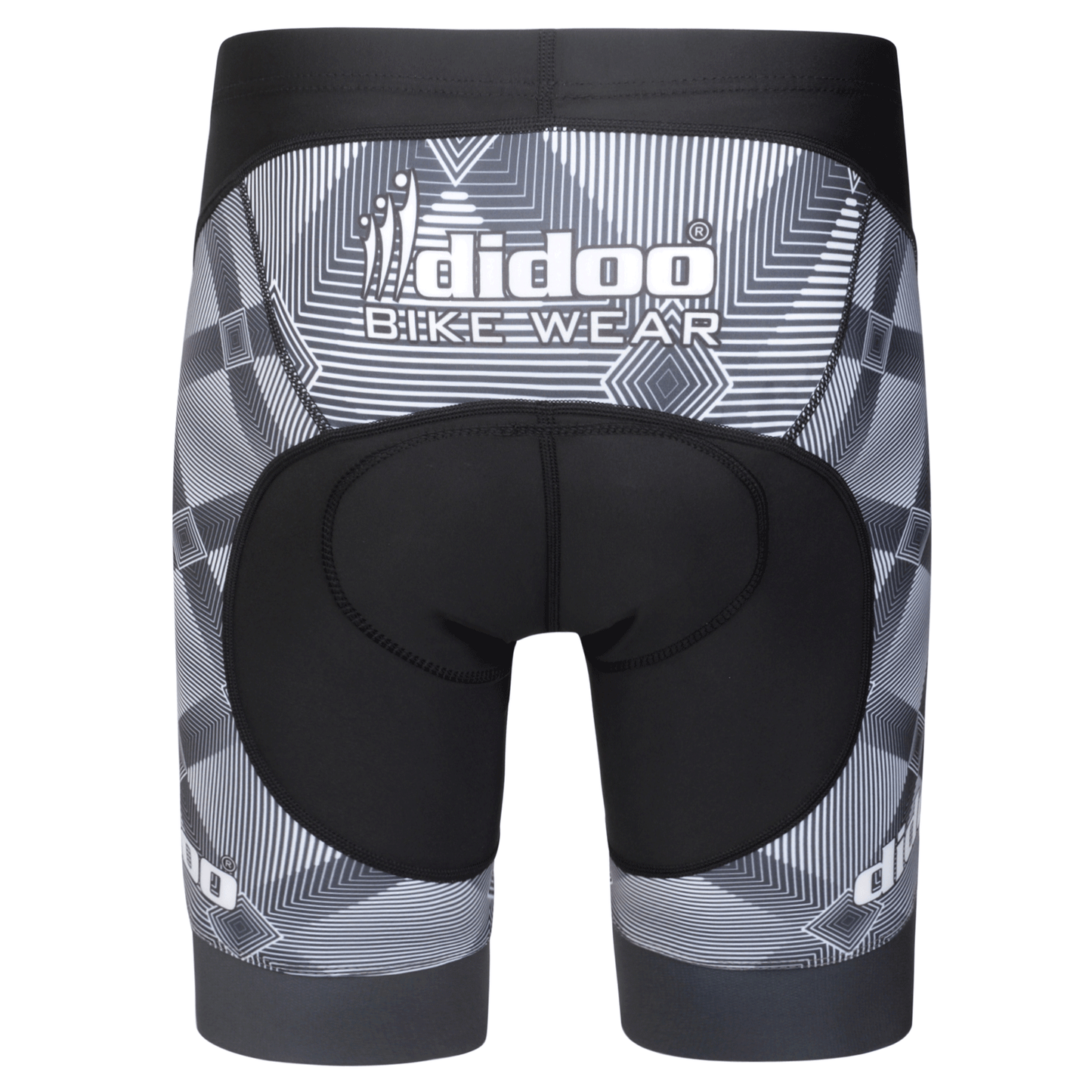 Didoo New Mens Sublimation Padded Cycling Shorts