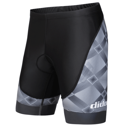 Didoo New Mens Sublimation Padded Cycling Shorts