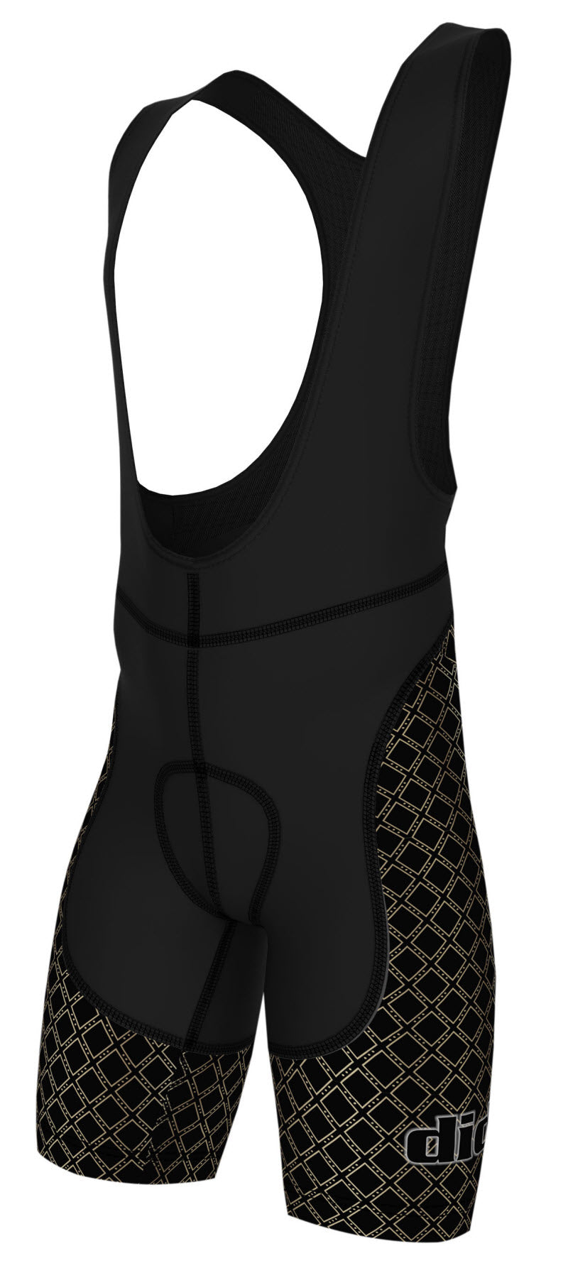 DiDOO Men's Classic Quick Dry Padded Cycling Bib Shorts Black