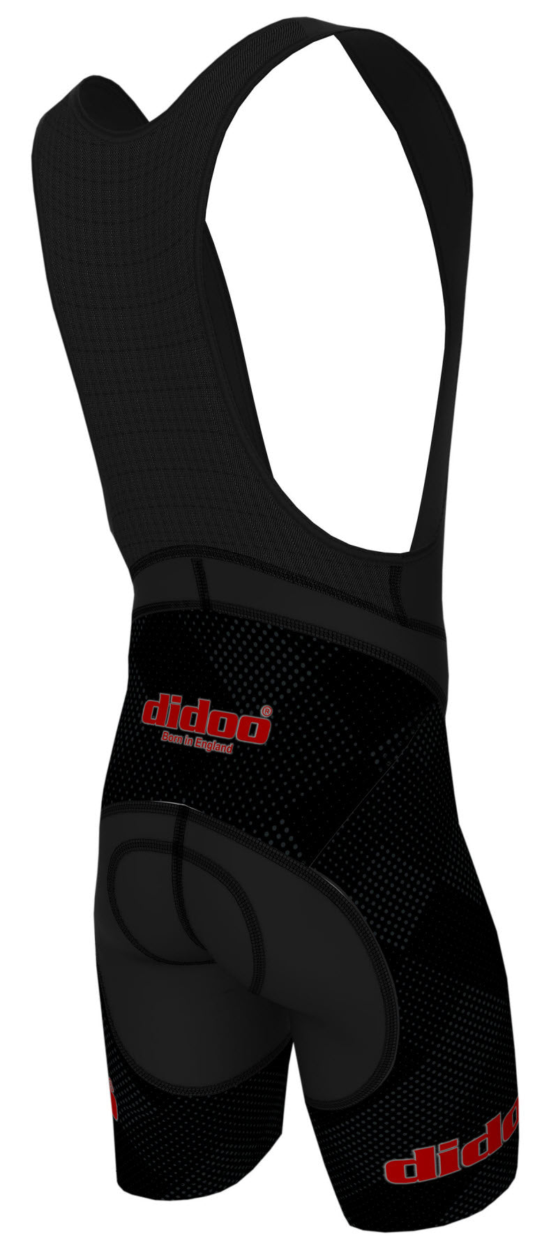DiDOO Men's Classic Quick Dry Padded Cycling Bib Shorts Black and Grey