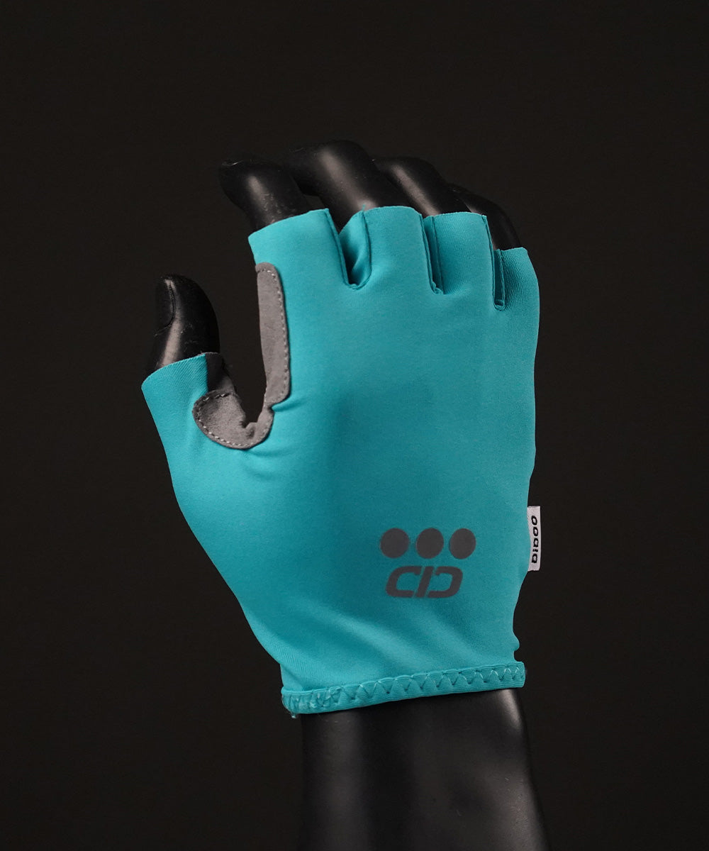 DiDOO Smart Pro Lightweight Short Finger Cycling Gloves Turquoise Colour