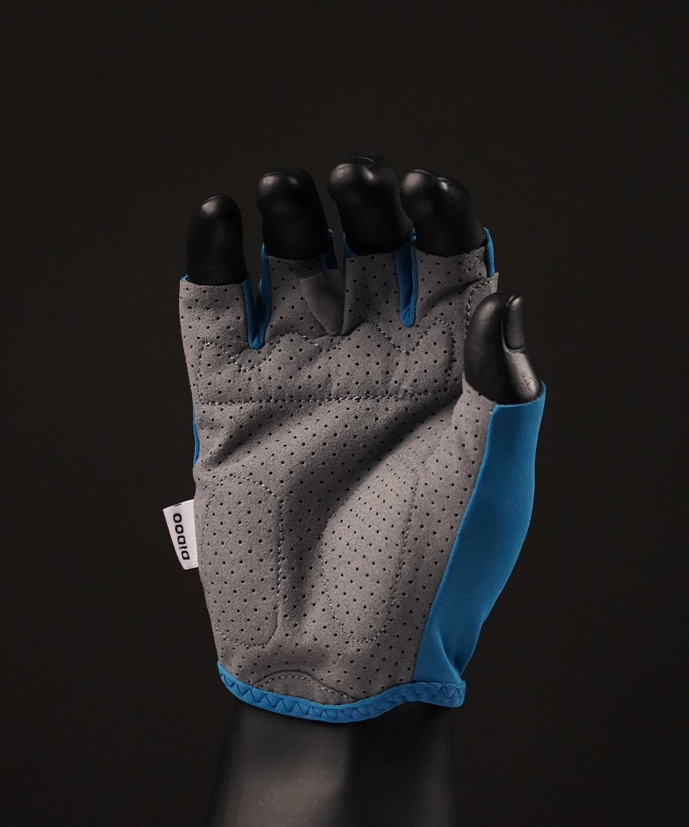 DiDOO Smart Pro Lightweight Short Finger Cycling Gloves Teal Colour