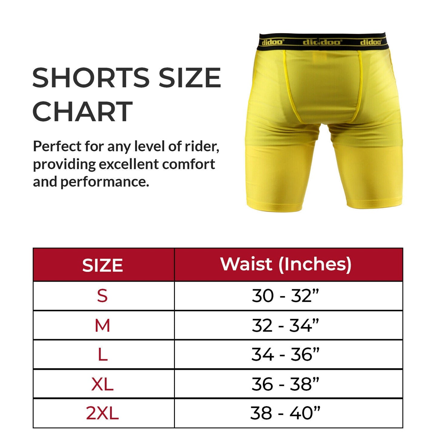 DiDOO Men's Compression Base Layer Shorts