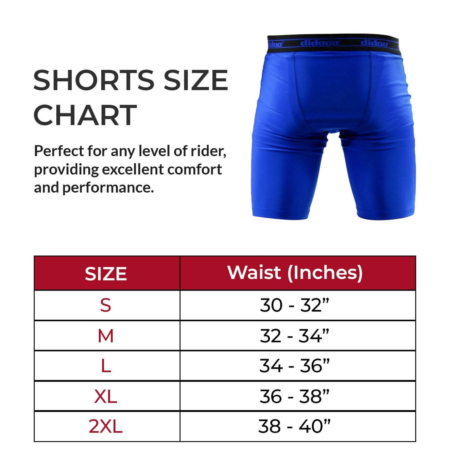 DiDOO Men's Compression Base Layer Shorts