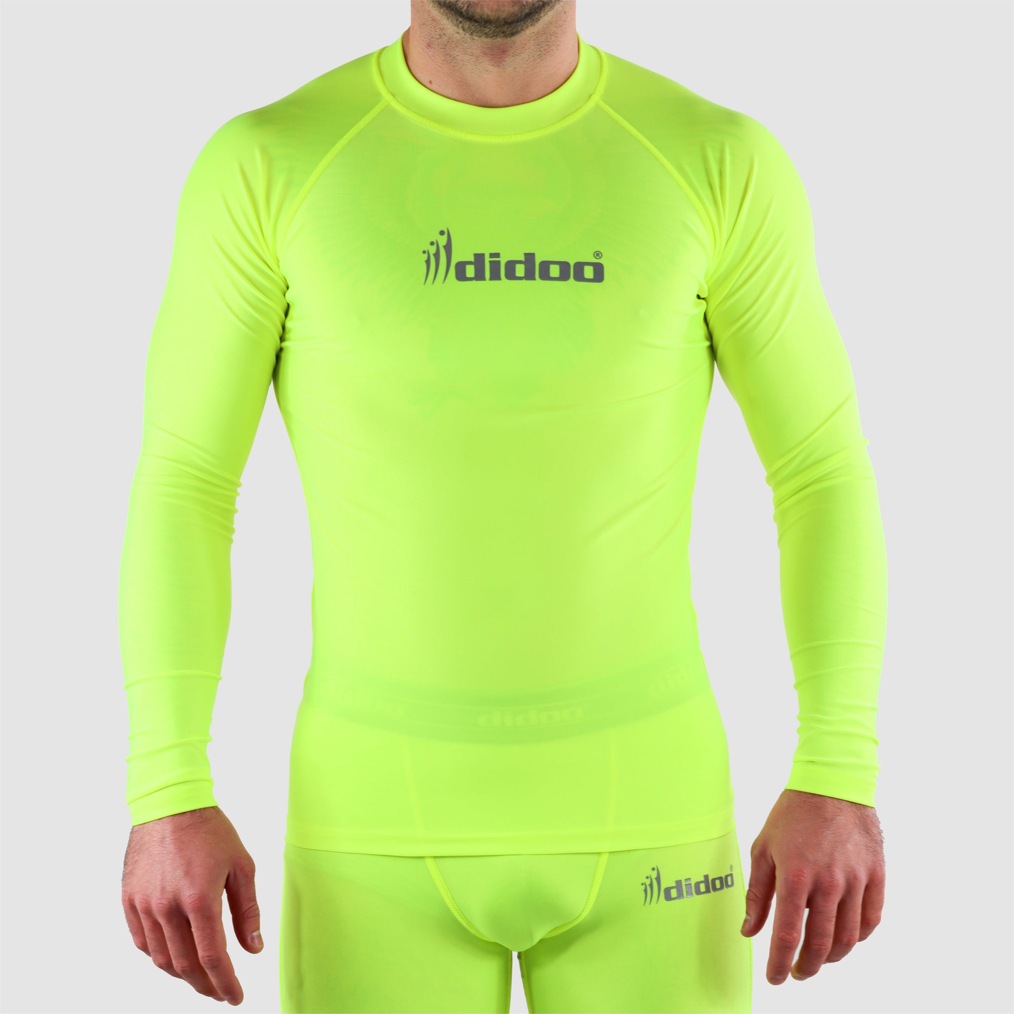 DiDOO Men's Compression Baselayer Top Long Sleeve
