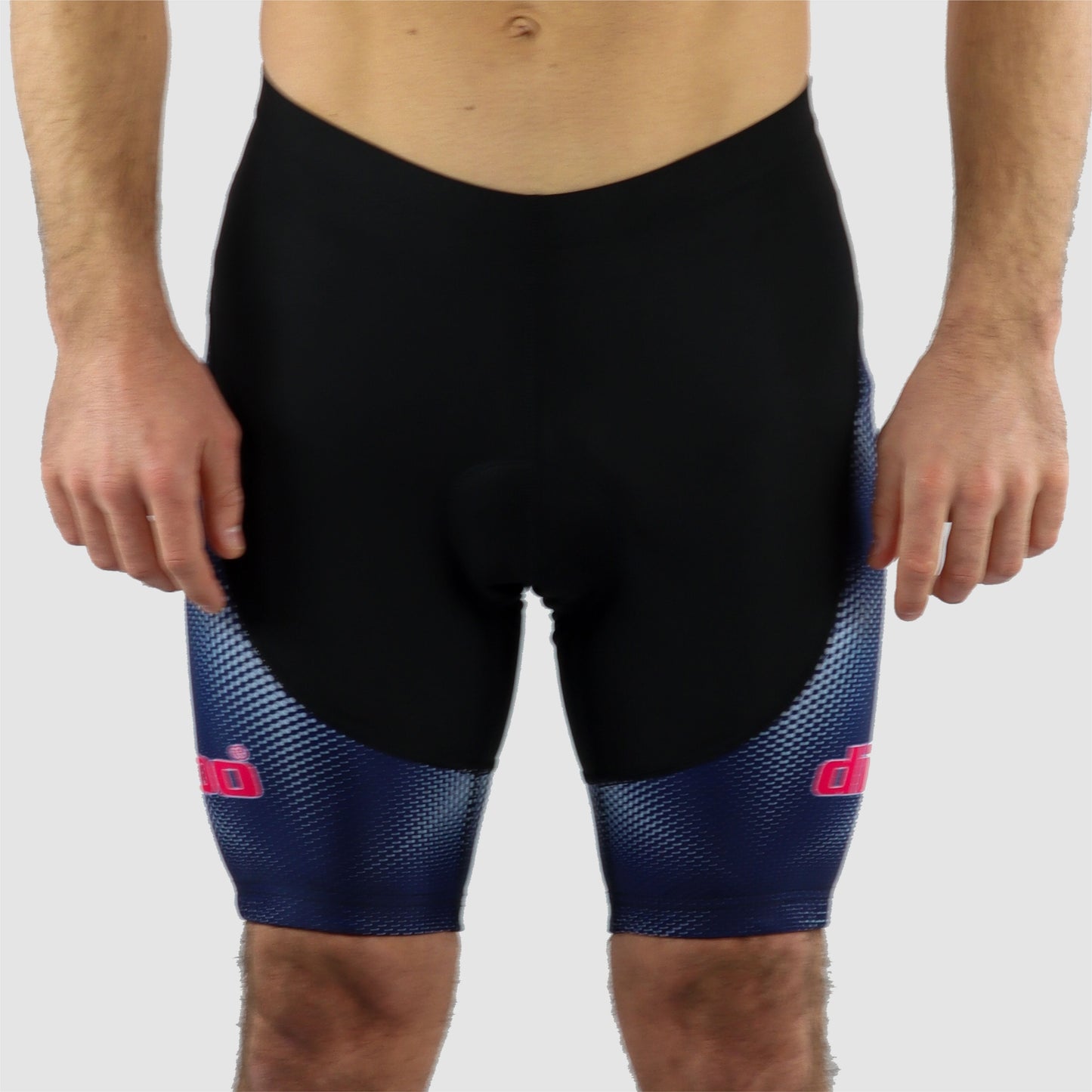 DiDOO Men's Classic Quick Dry Padded Cycling Shorts Black and Navy Blue