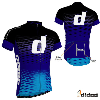 Didoo Mens Pro Short Sleeve Cycling Jersey