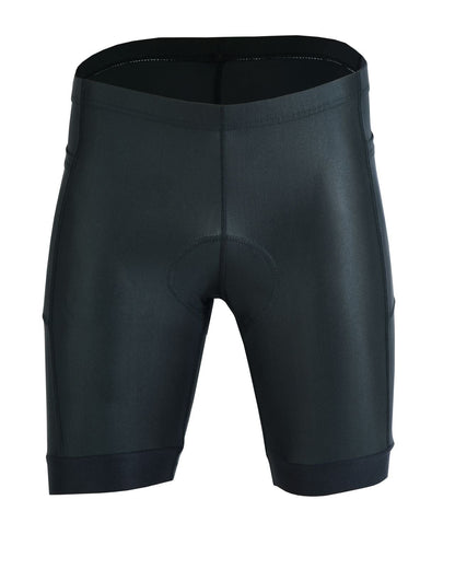 Men's Performance Cycling Shorts Black with Pocket