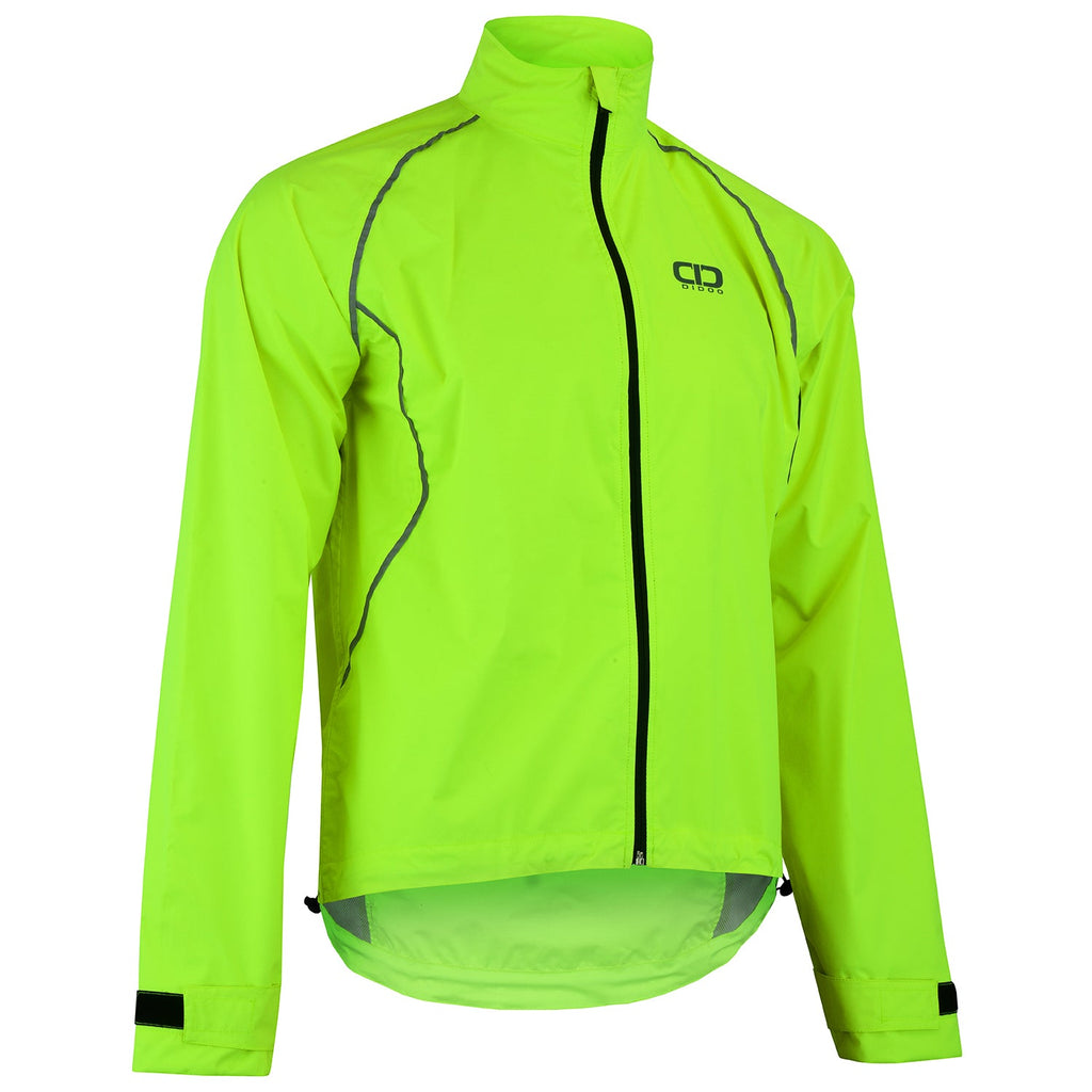 Hi vis waterproof hot sale cycling jacket