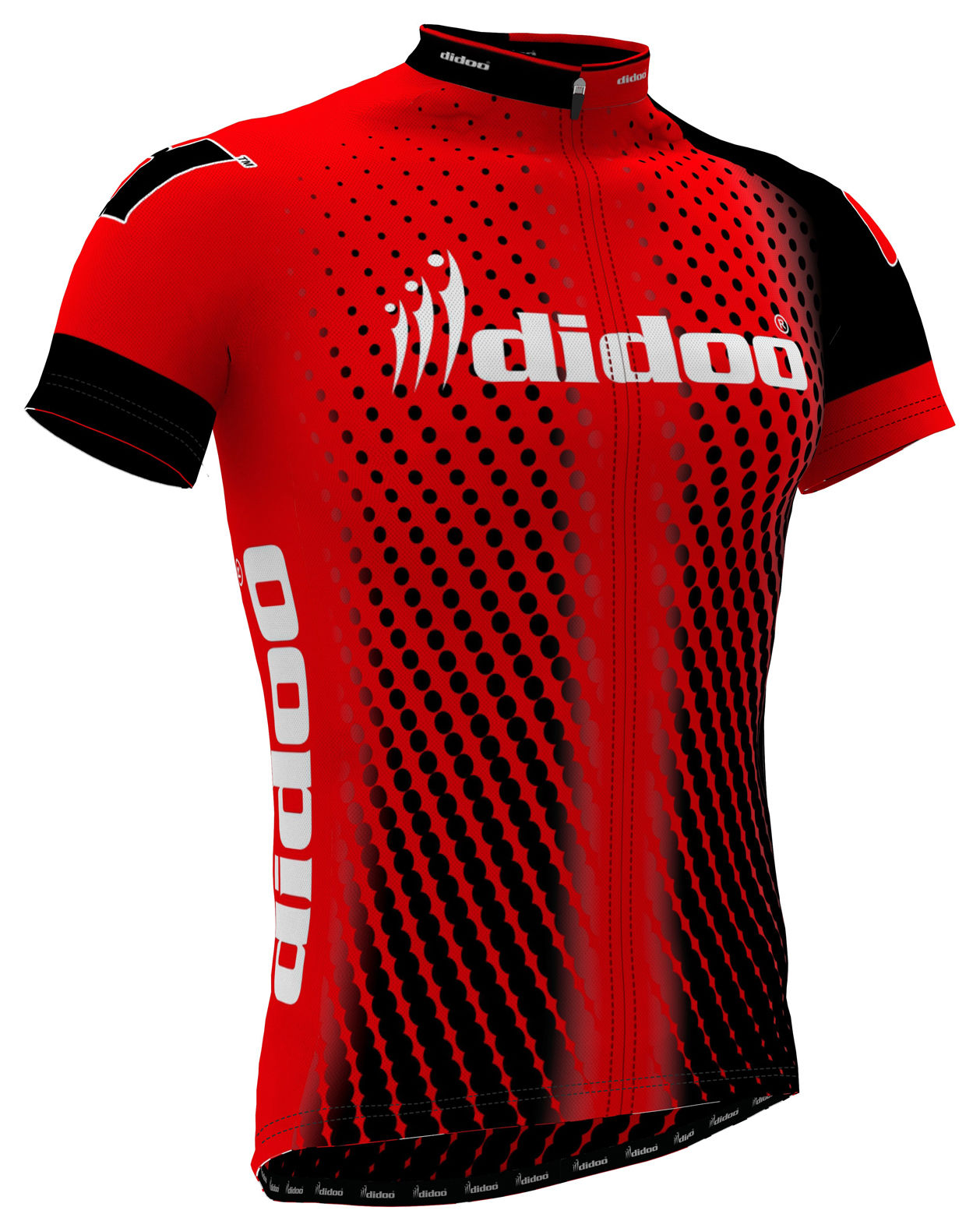 Short Sleeve Cycling Jersey Red