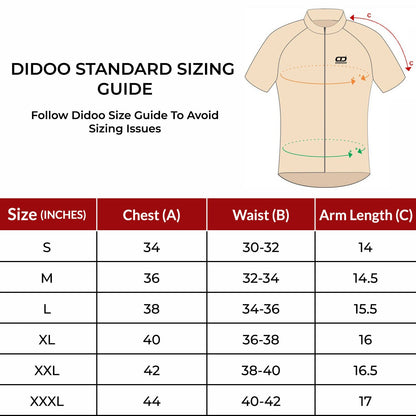 DiDOO Men's Lightweight Half Zip Multi Pockets Short Sleeve Cycling Jersey Fluorescent Green
