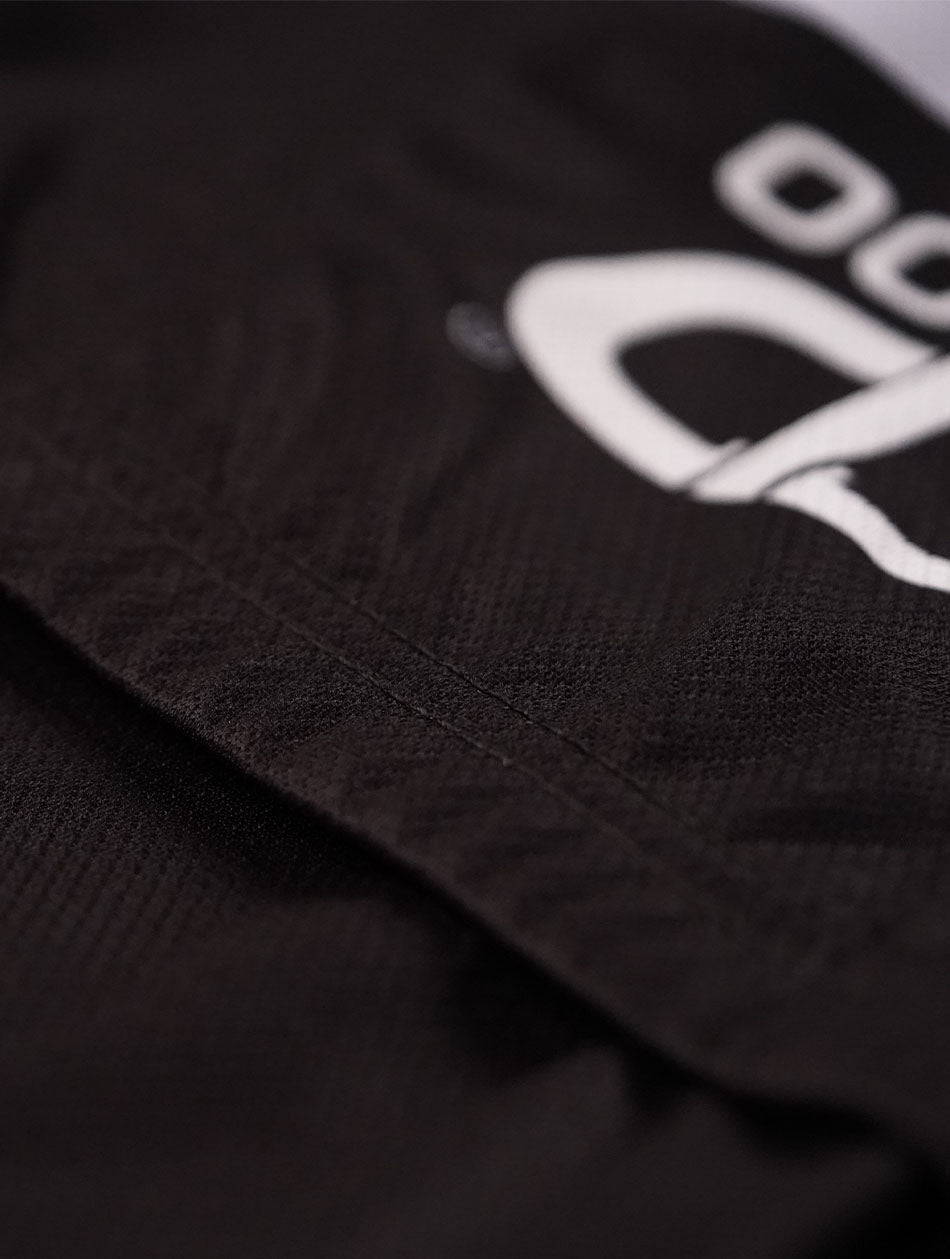 DiDOO Men's Power Pro Short Sleeve Cycling Jersey Black and Grey