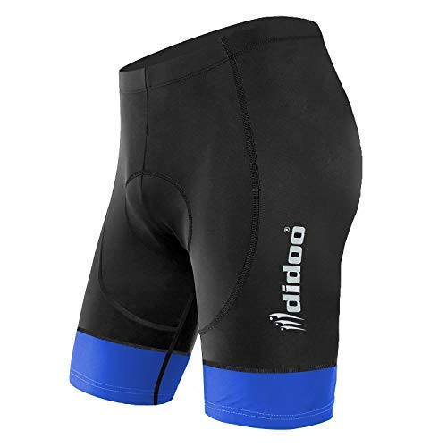 Black and Blue Padded Cycling Shorts