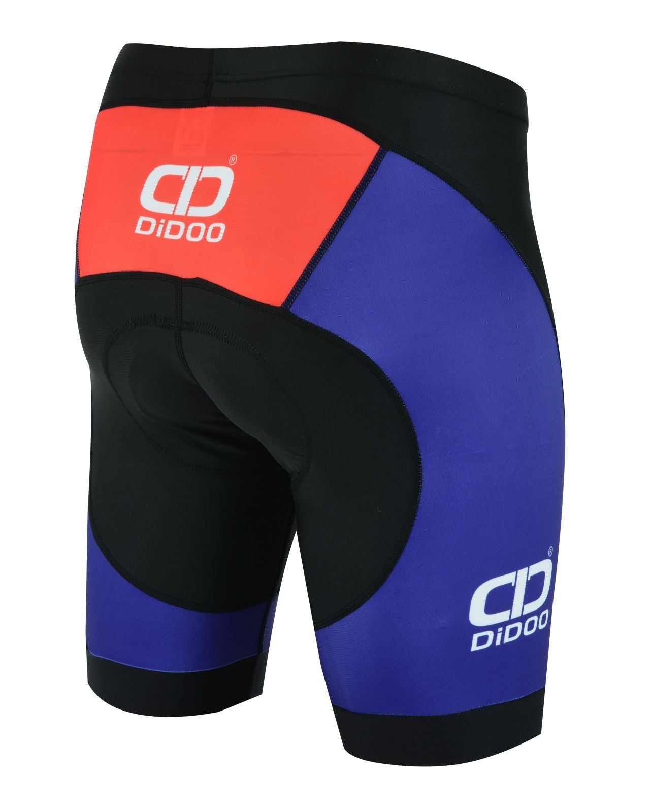 Men's Performance Cycling Shorts Blue and Red