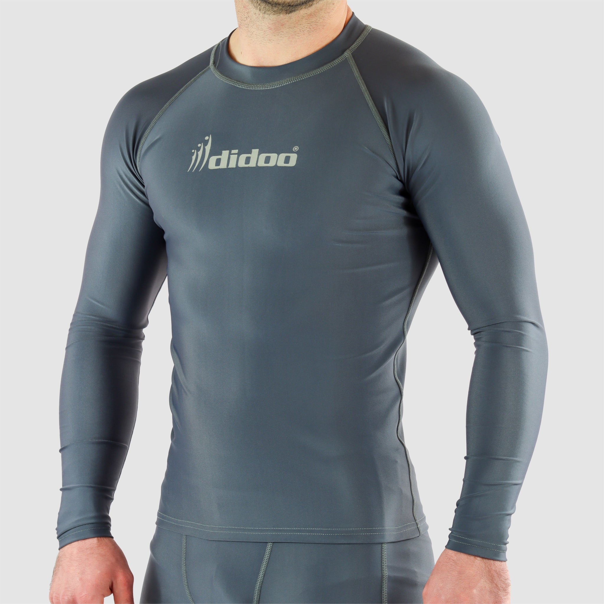 DiDOO Men's Compression Baselayer Top Long Sleeve