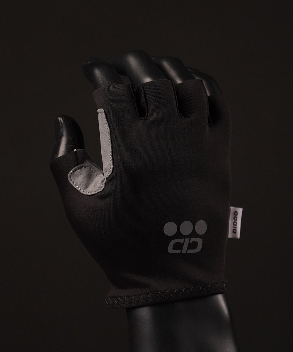 DiDOO Smart Pro Lightweight Short Finger Cycling Gloves Black Colour