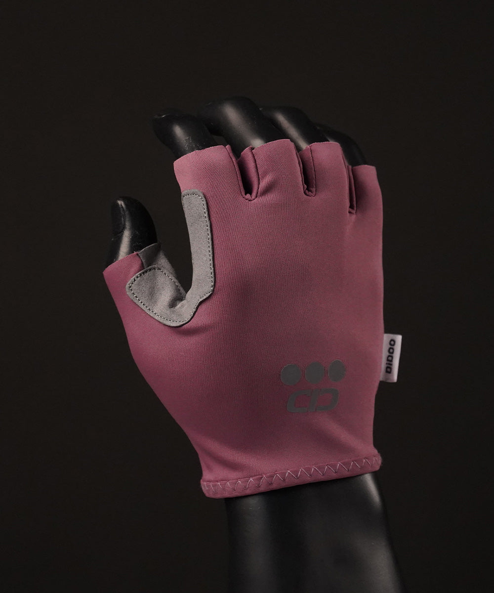 DiDOO Smart Pro Lightweight Short Finger Cycling Gloves Voilet Colour