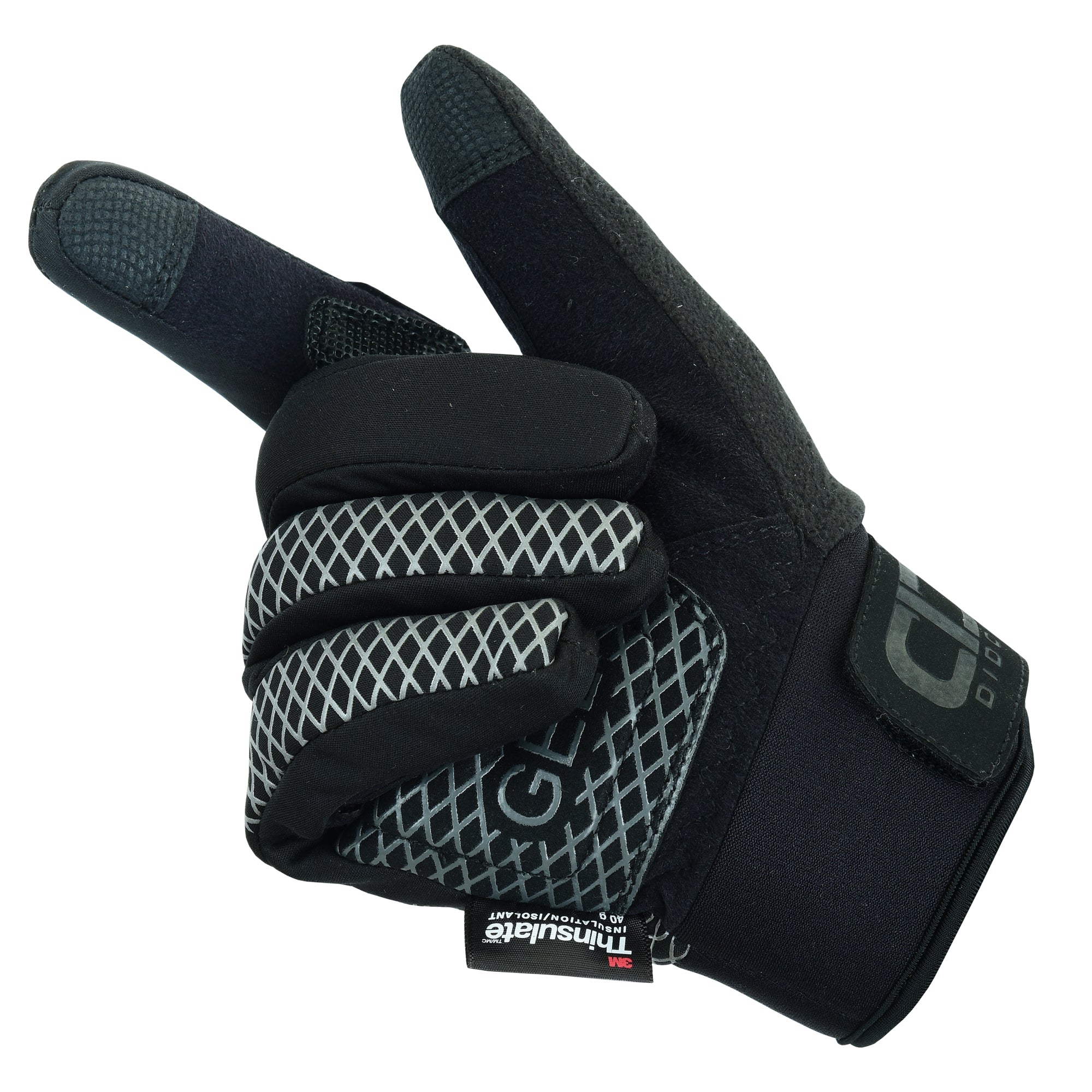 Men's Pro Waterproof & Wind Resistant Winter Cycling Gloves Black