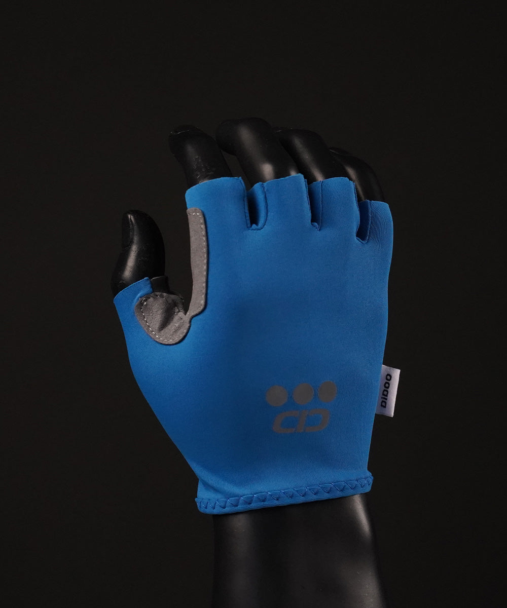 DiDOO Smart Pro Lightweight Short Finger Cycling Gloves Sea Blue Colour